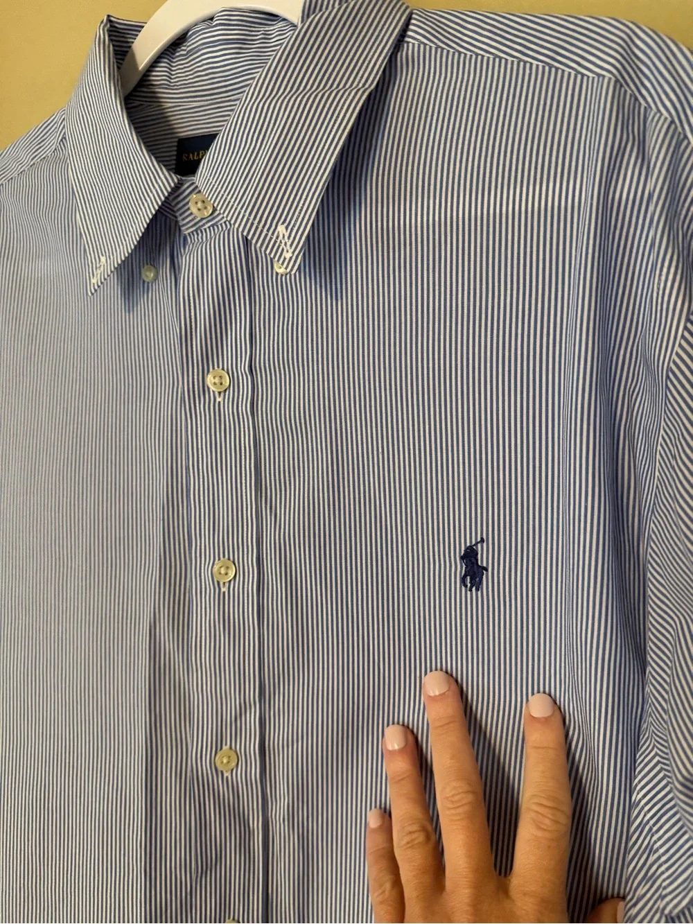 Polo by Ralph Lauren Light Blue Striped Button-Down Shirt